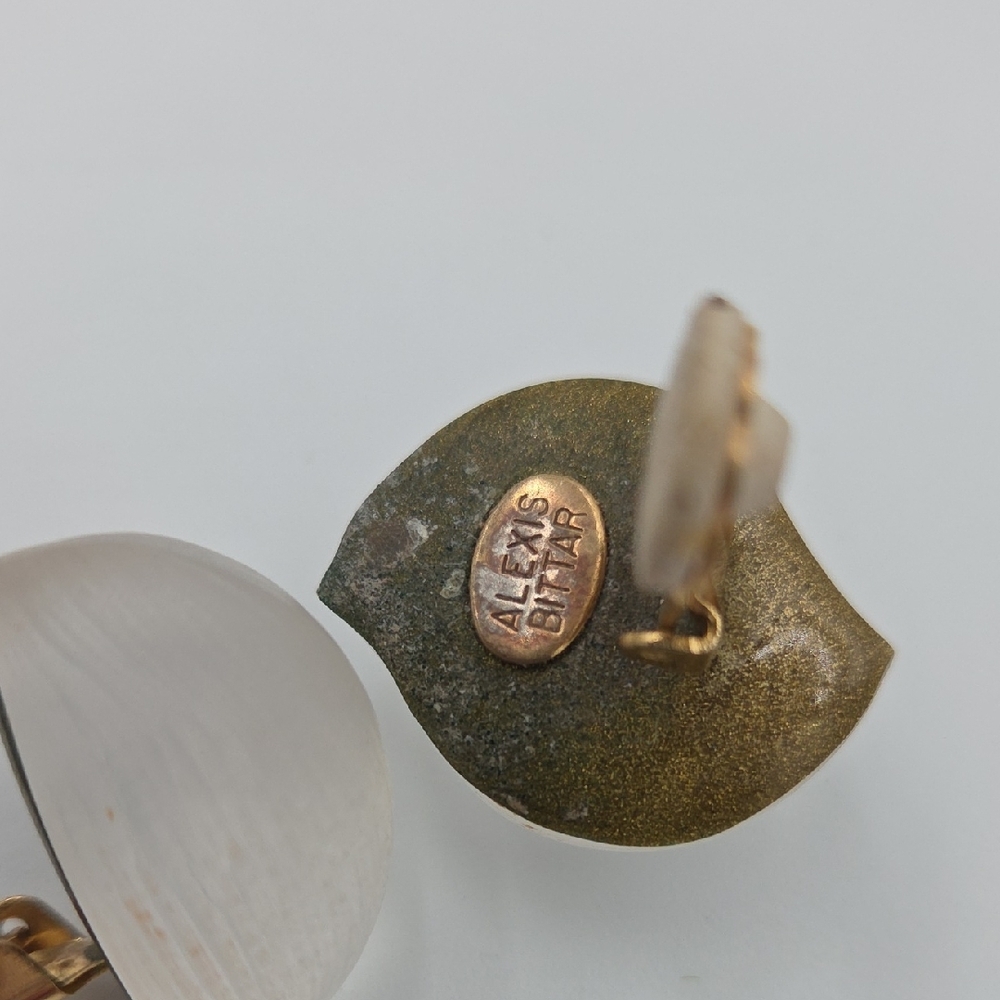 Alexis Bittar Lucite Clip On Earrings - Picture 5 of 5